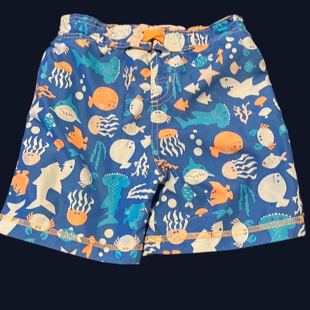 Mick Mack Under The Sea Toddler Swim Trunks - Size 4T